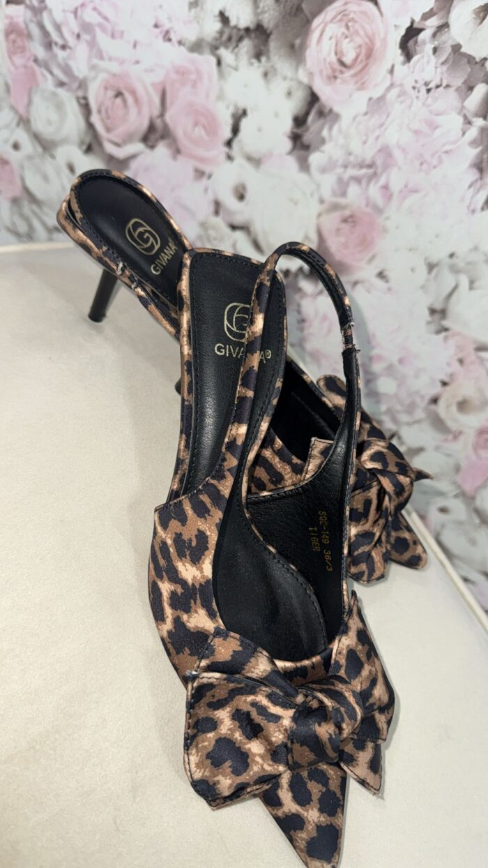 Décolleté fiocco animalier - immagine 2