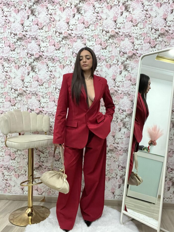 Tailleur con Scollo Alla Schiena By Lumina