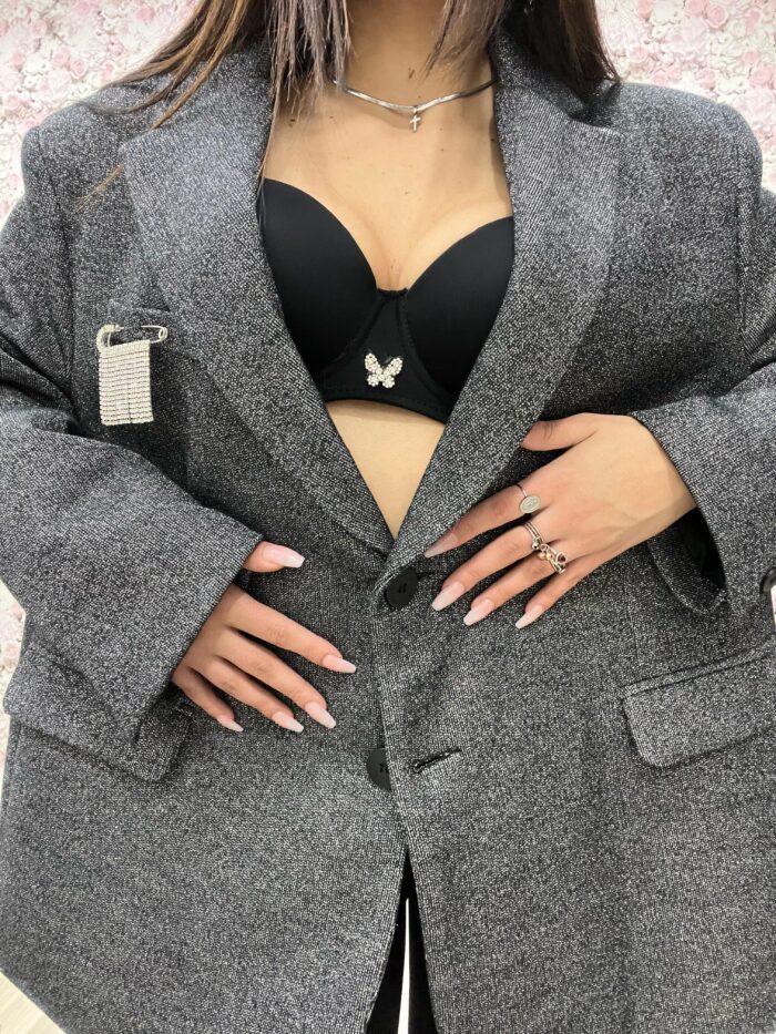 Blazer laminato over