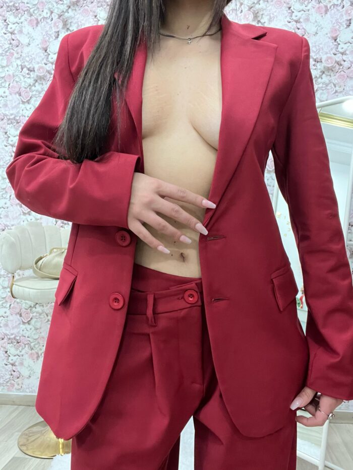 Tailleur con Scollo Alla Schiena By Lumina - immagine 4