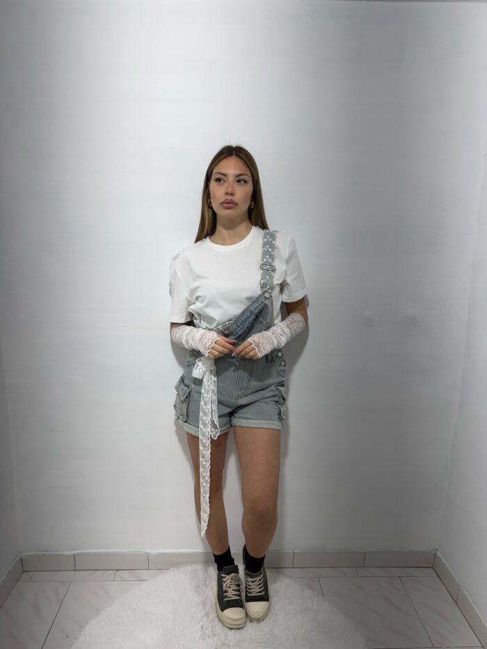 salopette in denim - immagine 3