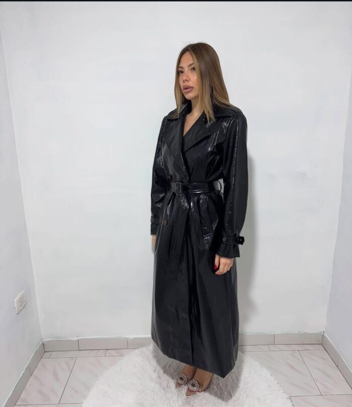 Trench in vinile By Lumina - immagine 2